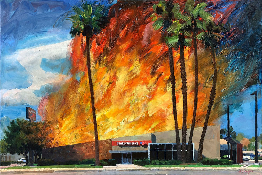 Bank of America in Flames Clairmont Mesa