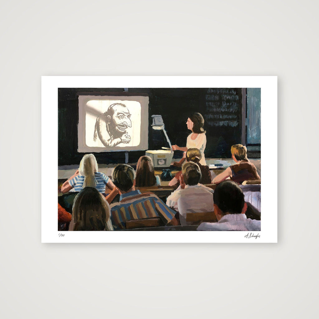 The History Lesson — A3 (42×30cm, 17×12") Print only